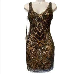 Bebe Special Edition Hand Beaded Dress